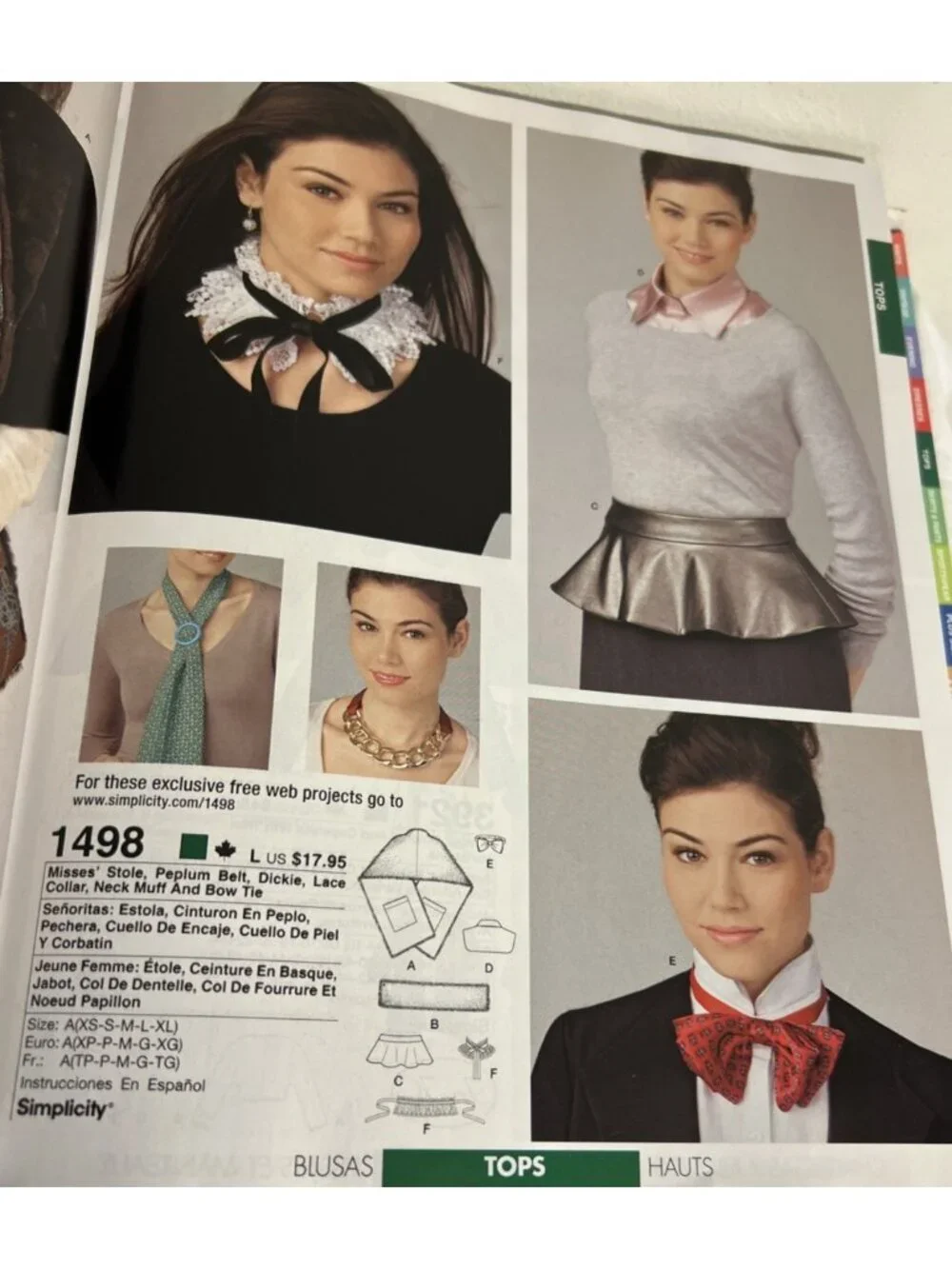 Simplicity Autumn 2014 Store Use Catalogue of Sewing Patterns Hardcover